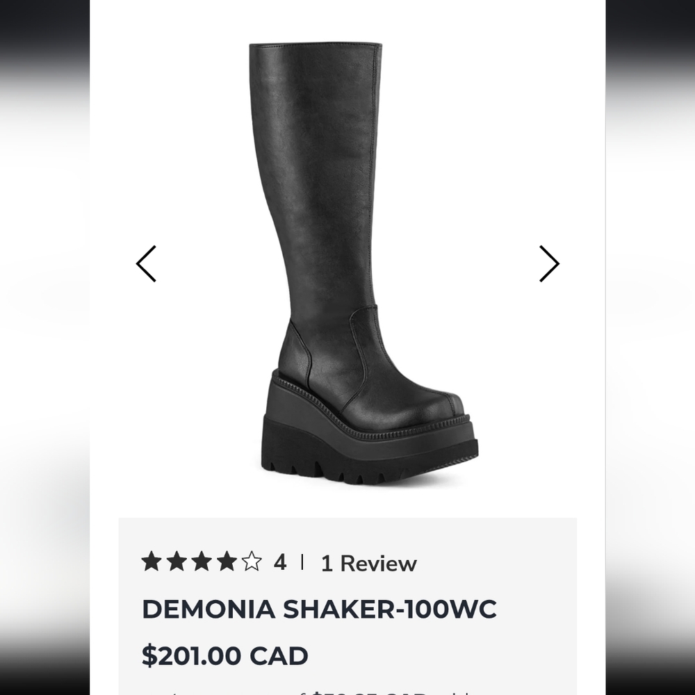 Demonia Shaker-100 Size 8